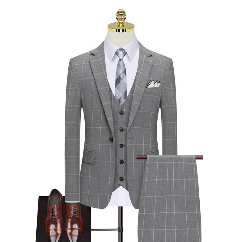 Men'S Grooming Jobs - Costume trois-pièces de luxe pour homme,