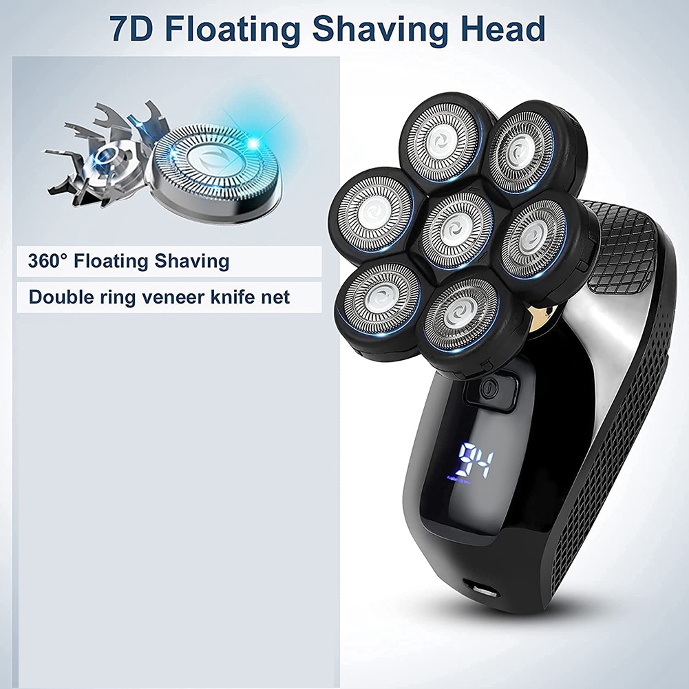 Men'S Grooming Razor Kit - [NOUVEAU!N92R】 Rasoir électrique 7D pour hommes,