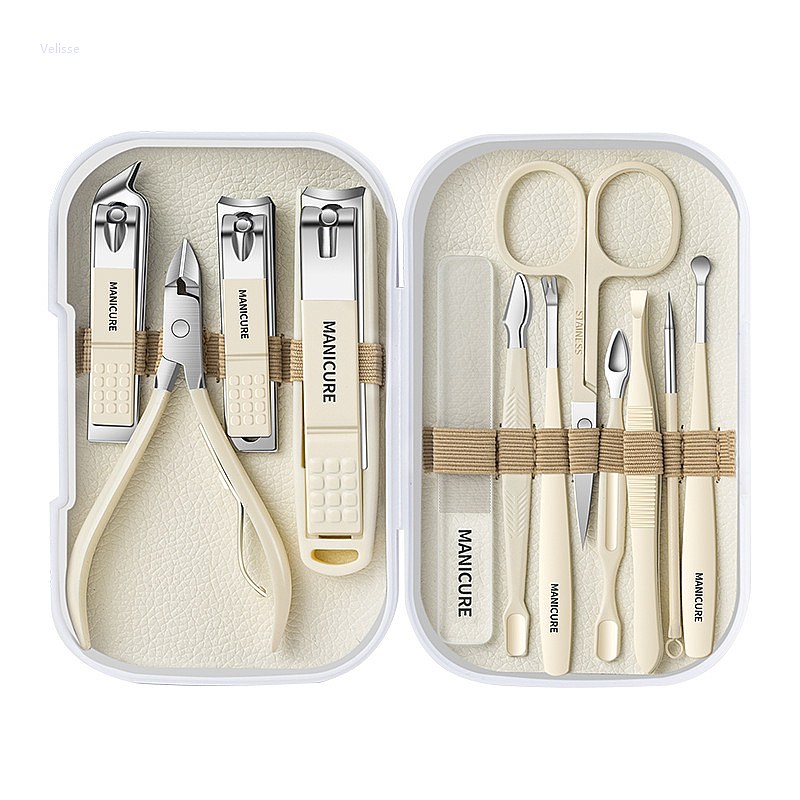Men'S Grooming Gift Box - Ensemble complet d'outils de manucure et
