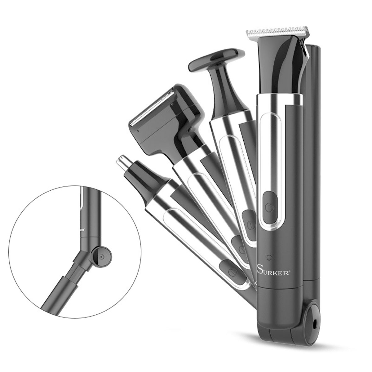 Men'S Grooming Razor Kit - Surker 4 en 1 rasoir pour