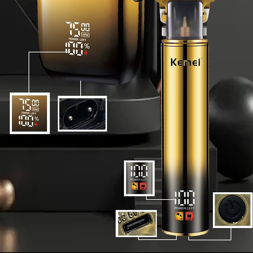 Kemei-Tondeuse à cheveux élect - Men'S Grooming Razor Kit avis et prix