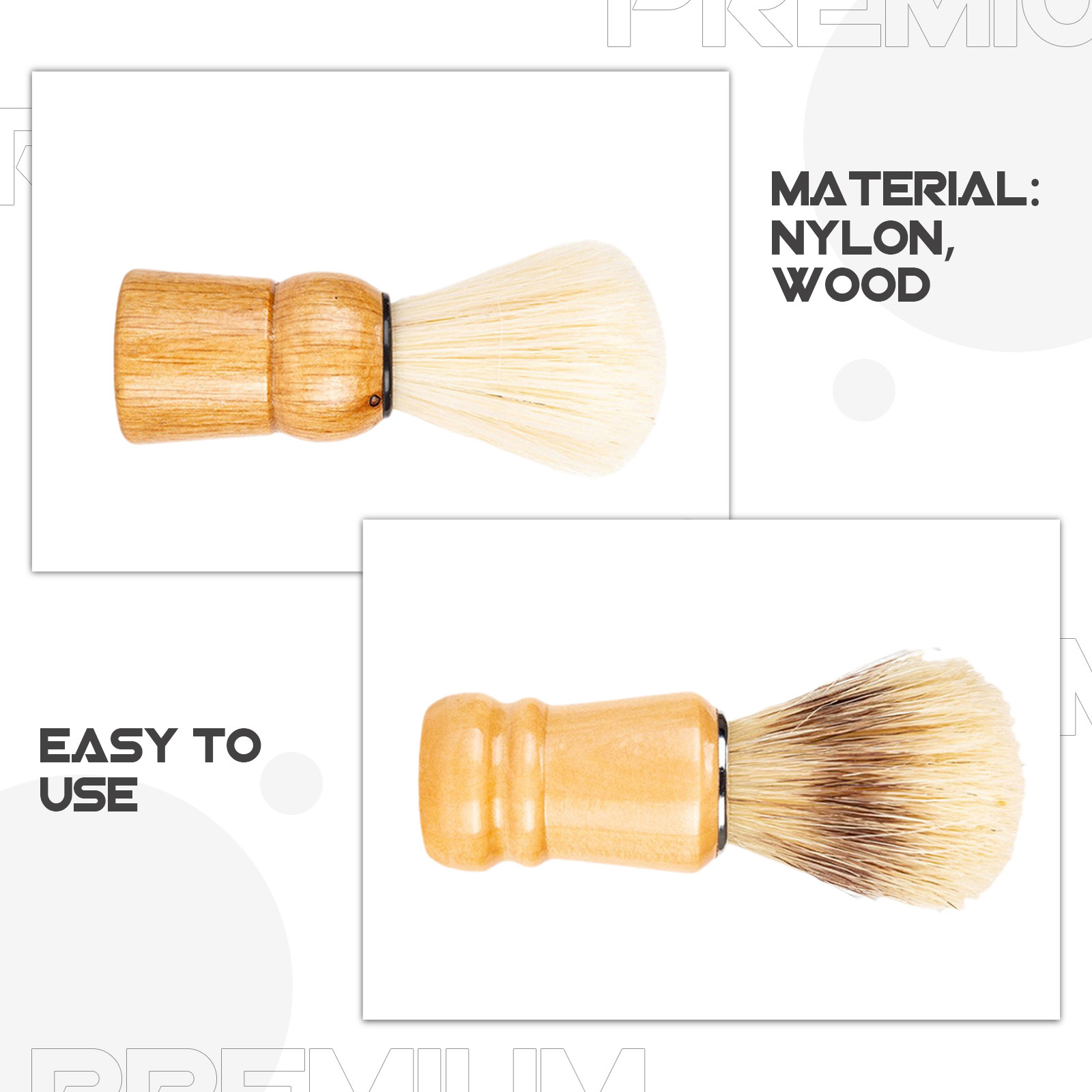 Lot de 2 brosses à barbe pour  - Men'S Grooming Tips avis et prix