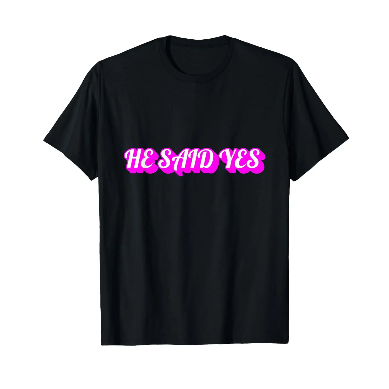T-shirt « He Said Yes » pour H - Men'S Grooming For Engagement avis et prix