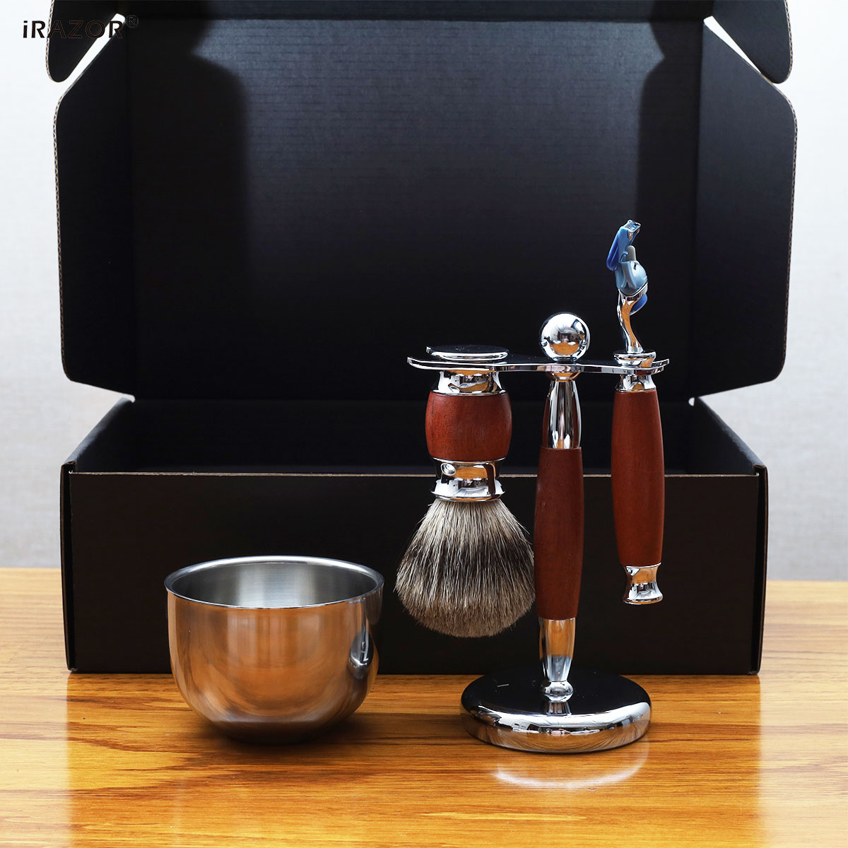 Kit de rasage de luxe iRAZOR p - Men'S Grooming Tips avis et prix