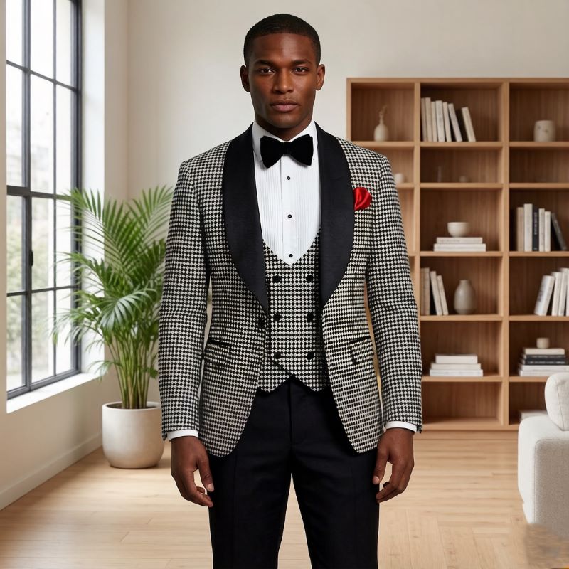 Costumes pour Hommes à Carreau - Men'S Grooming Awards avis et prix